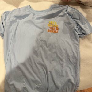 Let’s watch the sunset oversized tee